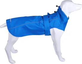 Adjustable Waterproof Dog Raincoat for Dogs,Lightweight Pet Rain Jacket Puppy Clothes with Reflective Strip for Small Medium Large Dogs (Blue, Large)