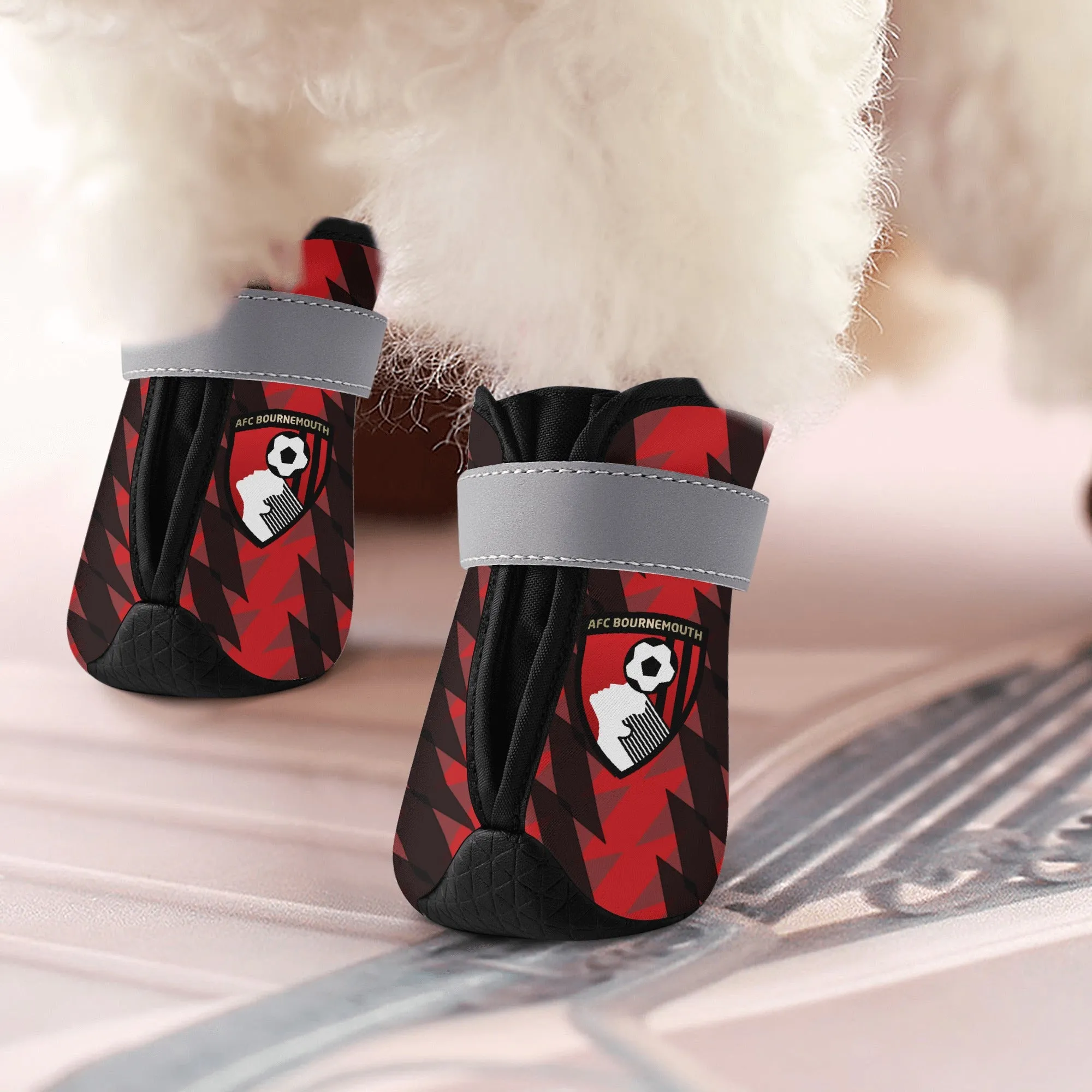 AFC Bournemouth 23 Home-Inspired Non Slip Dog Socks