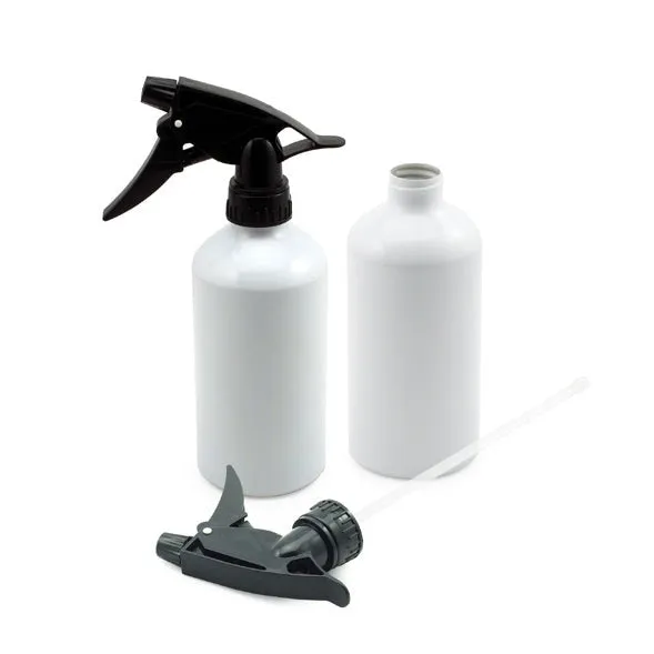 Aluminium Spray Bottle 400ml White