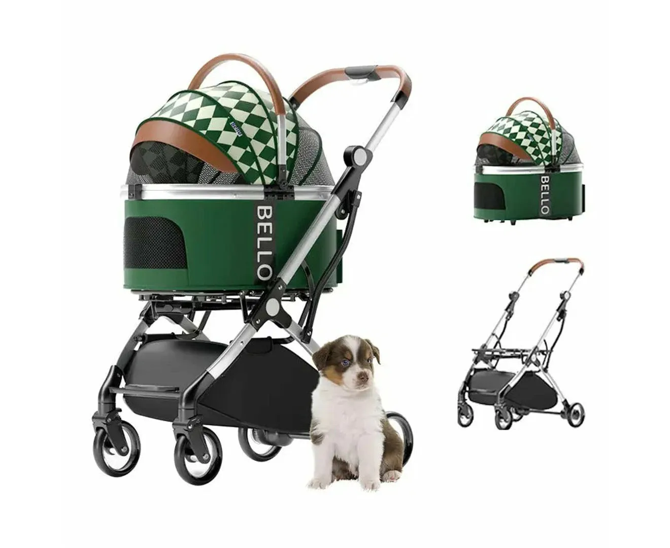 Bello Lux-Green Check