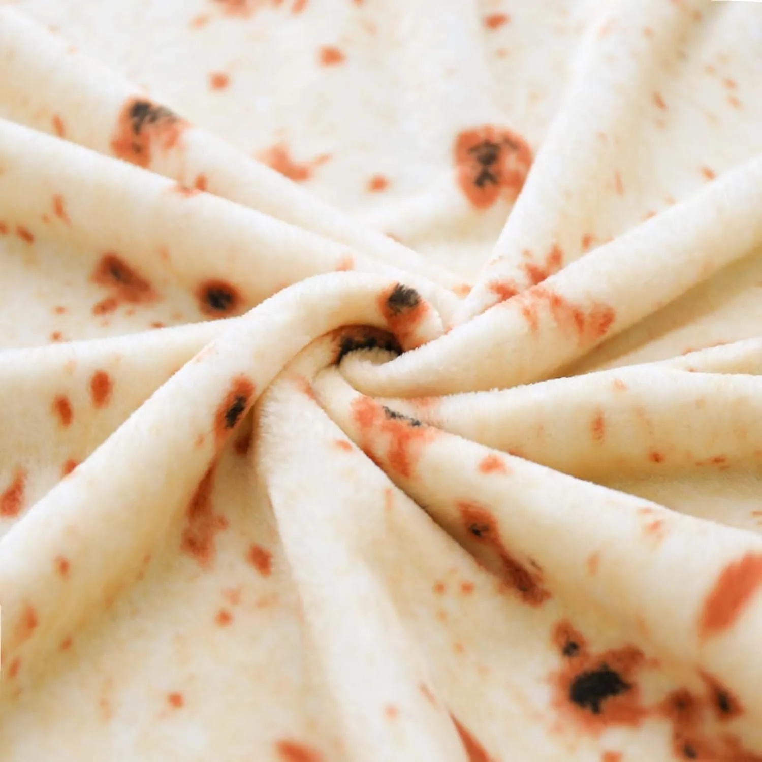 Bnuitland Burritos Tortilla Blanket, Funny Gift Wrap Throw, Realistic Super Soft Taco Food Novelty Swaddle Blanket for Baby/Kids and Pets