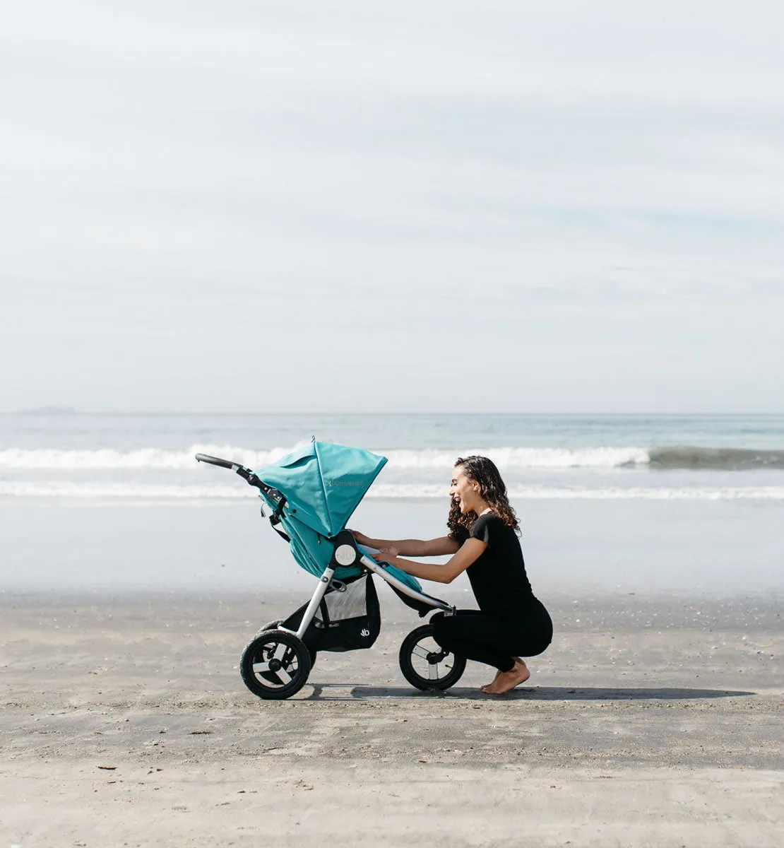 Bumbleride Indie Single Stroller - Tourmaline Wave