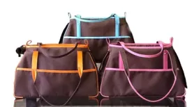 CHARLIE DOG BAG CARRIER - COCOA BROWN COLLECTION