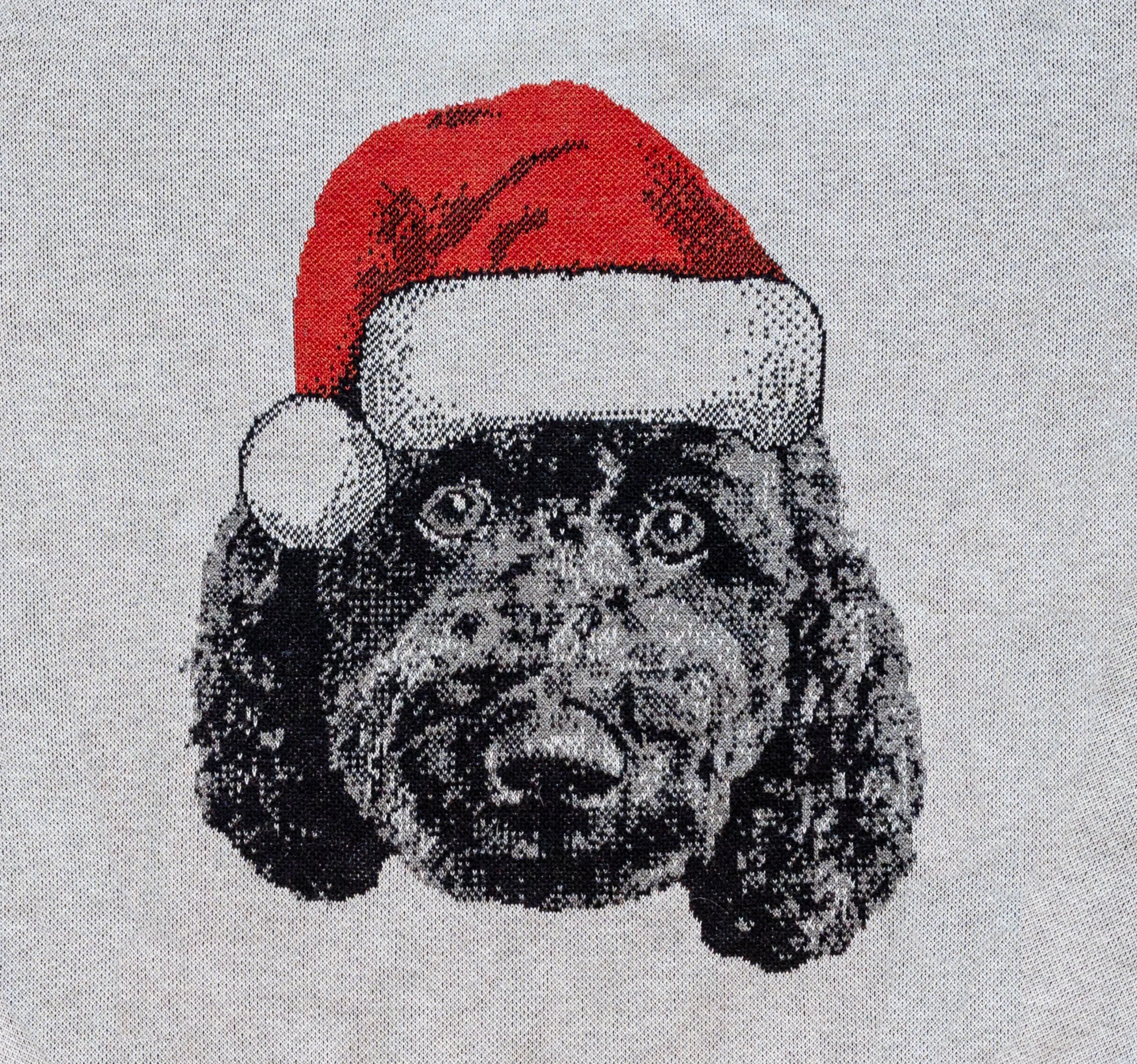Custom Knit Holiday Pet Sweater