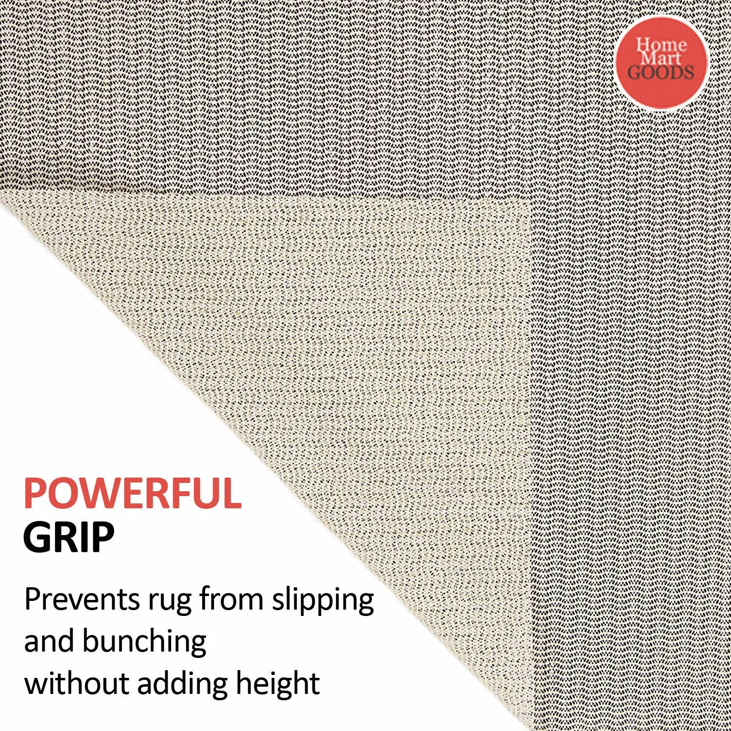CUSTOMIZABLE OVERSIZED Anti-Slip Strong Hold Firm Grip Non-Slip Rug Pad (0.125")