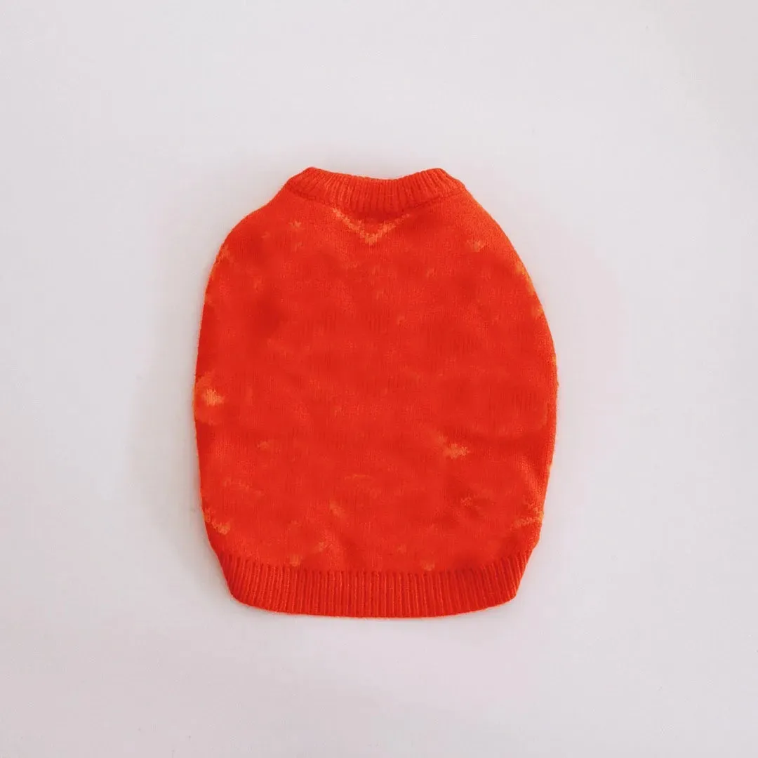Designer Luxury Collection: Autumn Winter Schnauzer Sweater - Floral Warmth for Chihuahua, Poodle Costume, and Pug Apparel (CL0069)