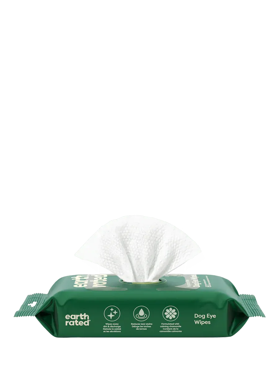 Earth Rated Dog Eye Wipes (60 Count)