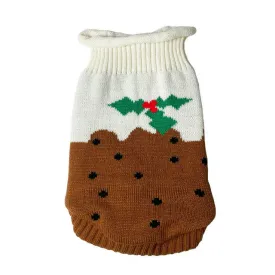 Happy Pet Christmas Pudding Dog Sweater