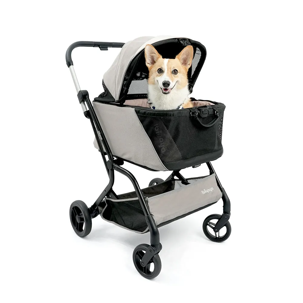Ibiyaya Instacollapse Detachable Stroller - Taupe