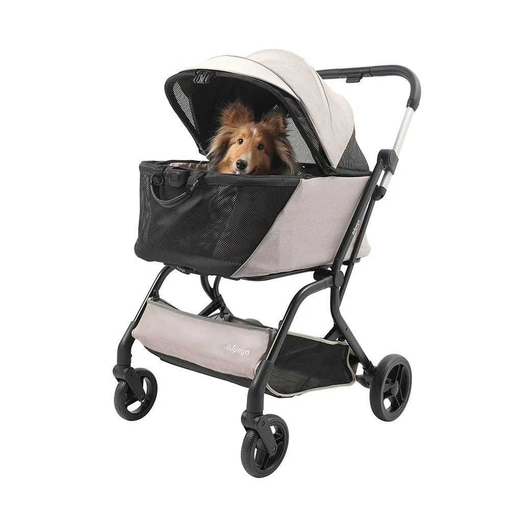 Ibiyaya Instacollapse Detachable Stroller - Taupe