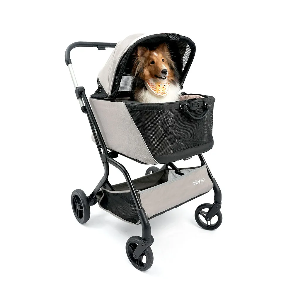 Ibiyaya Instacollapse Detachable Stroller - Taupe