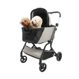 Ibiyaya Instacollapse Detachable Stroller - Taupe