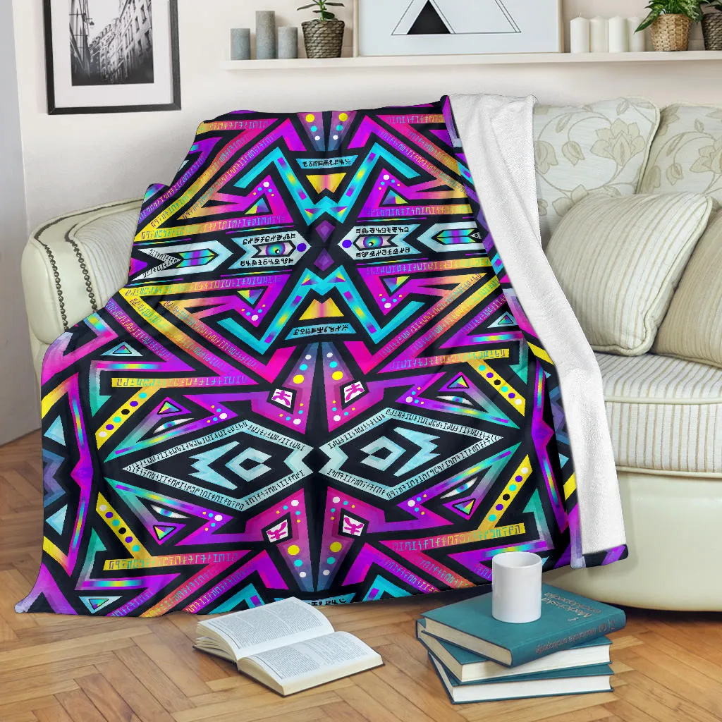 Mystic Mandala Micro Fleece Blanket