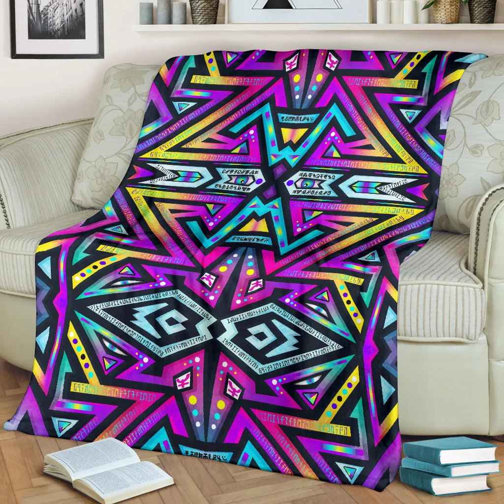Mystic Mandala Micro Fleece Blanket
