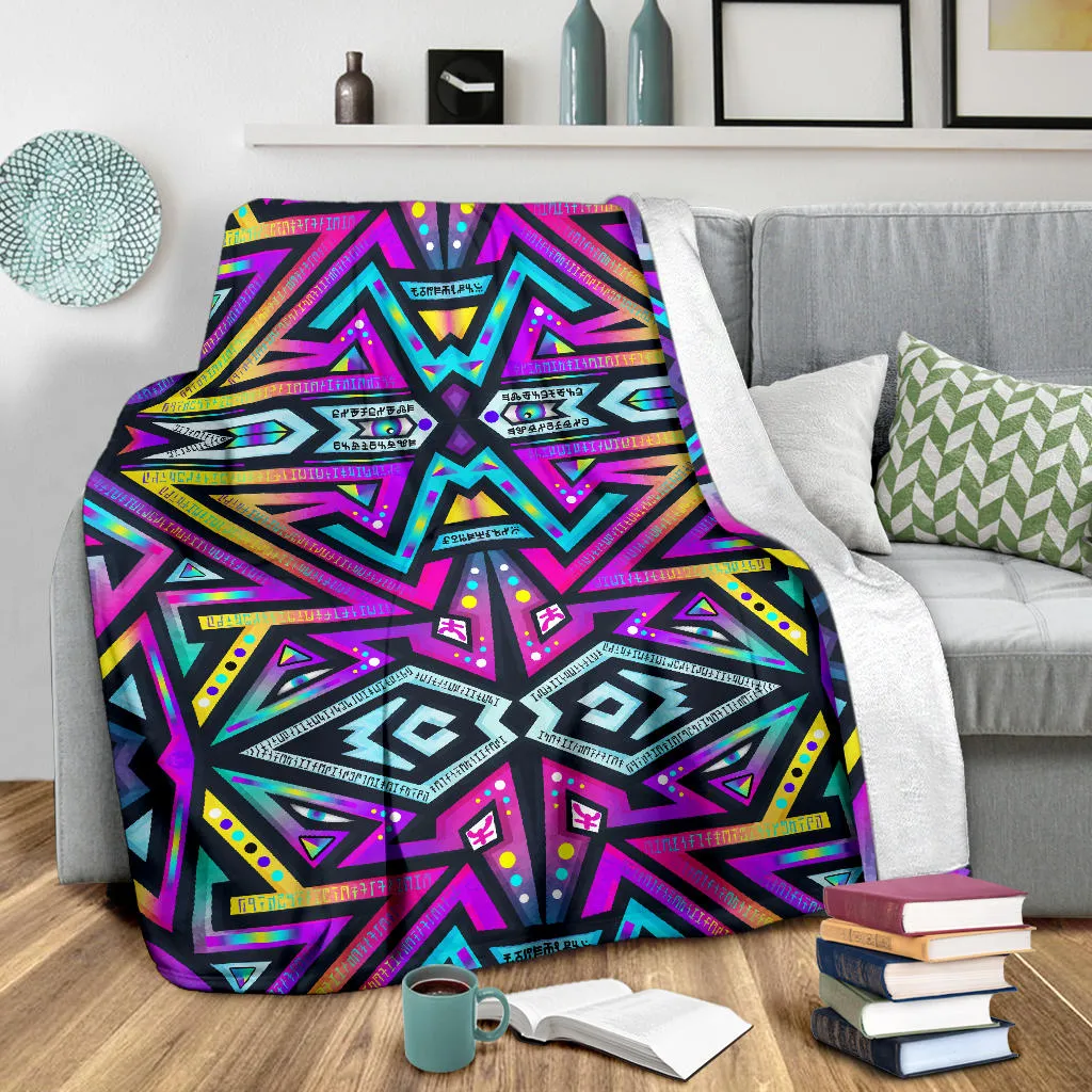 Mystic Mandala Micro Fleece Blanket
