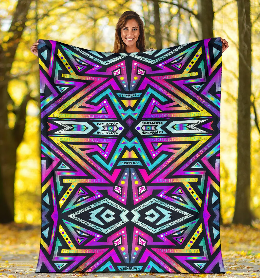 Mystic Mandala Micro Fleece Blanket