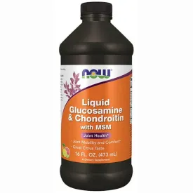 Now Liquid Glucosamine Chondroitin MSM 16Oz