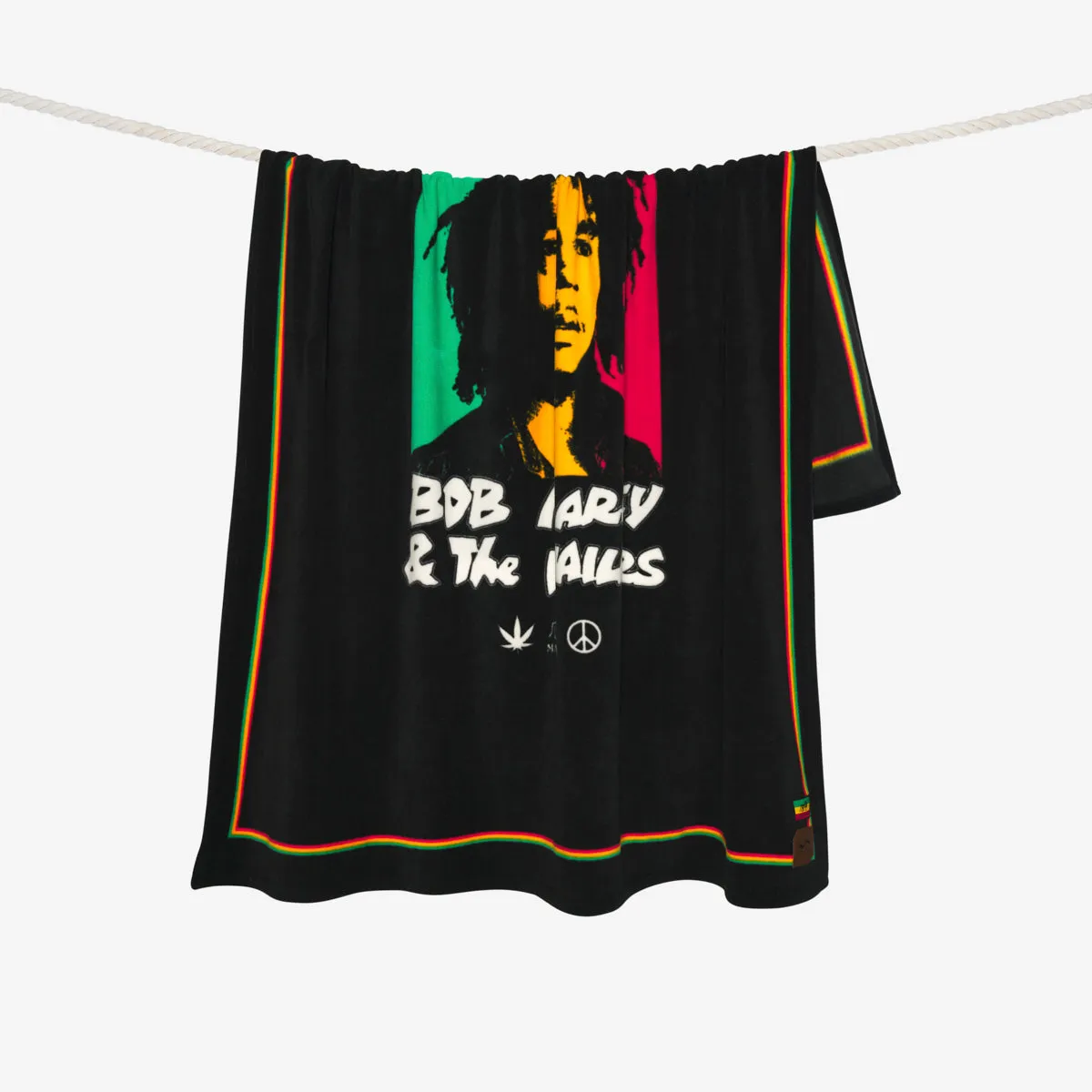One Love Polar Fleece Blanket | Bob Marley x Slowtide
