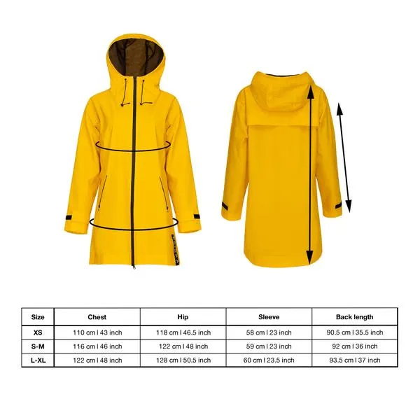 Paikka Reflective Women's Raincoat Long