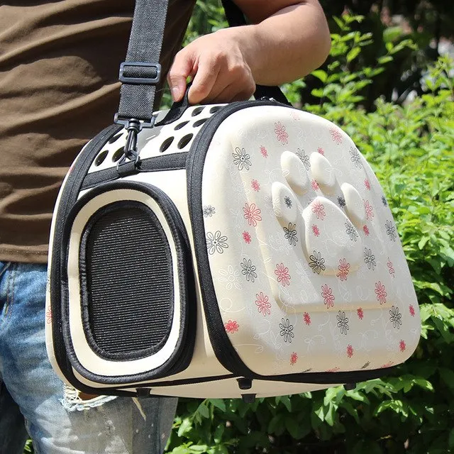 Pet Carrier Bag Airline Approved Foldable Eva Outdoor Under Seat Travel Puppy Cat Bag For Small