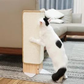 PETKARAY Cat Scratcher, Sisal Corner Scratching Post, Cat Scratch Pad for Indoor Cats, Wall Scratcher Furniture Protector with Catnip (Small Size)
