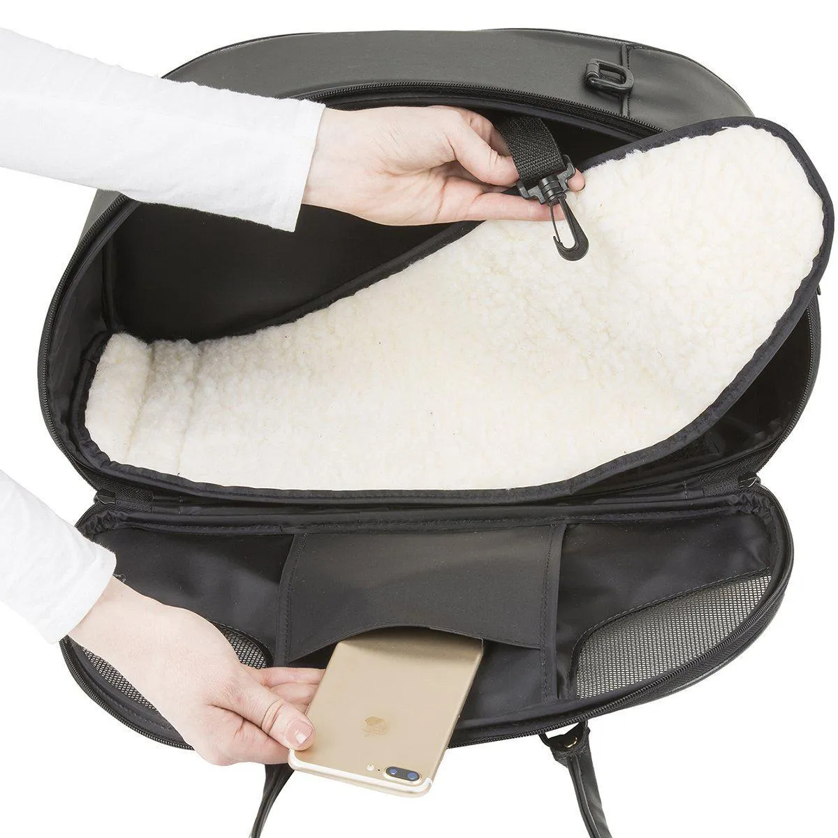 Petote Roxy Dog Carrier Black