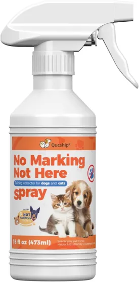 Qucship 16 Oz Effective Solution for Managing Pet Behavior - Not Here Dog Spray