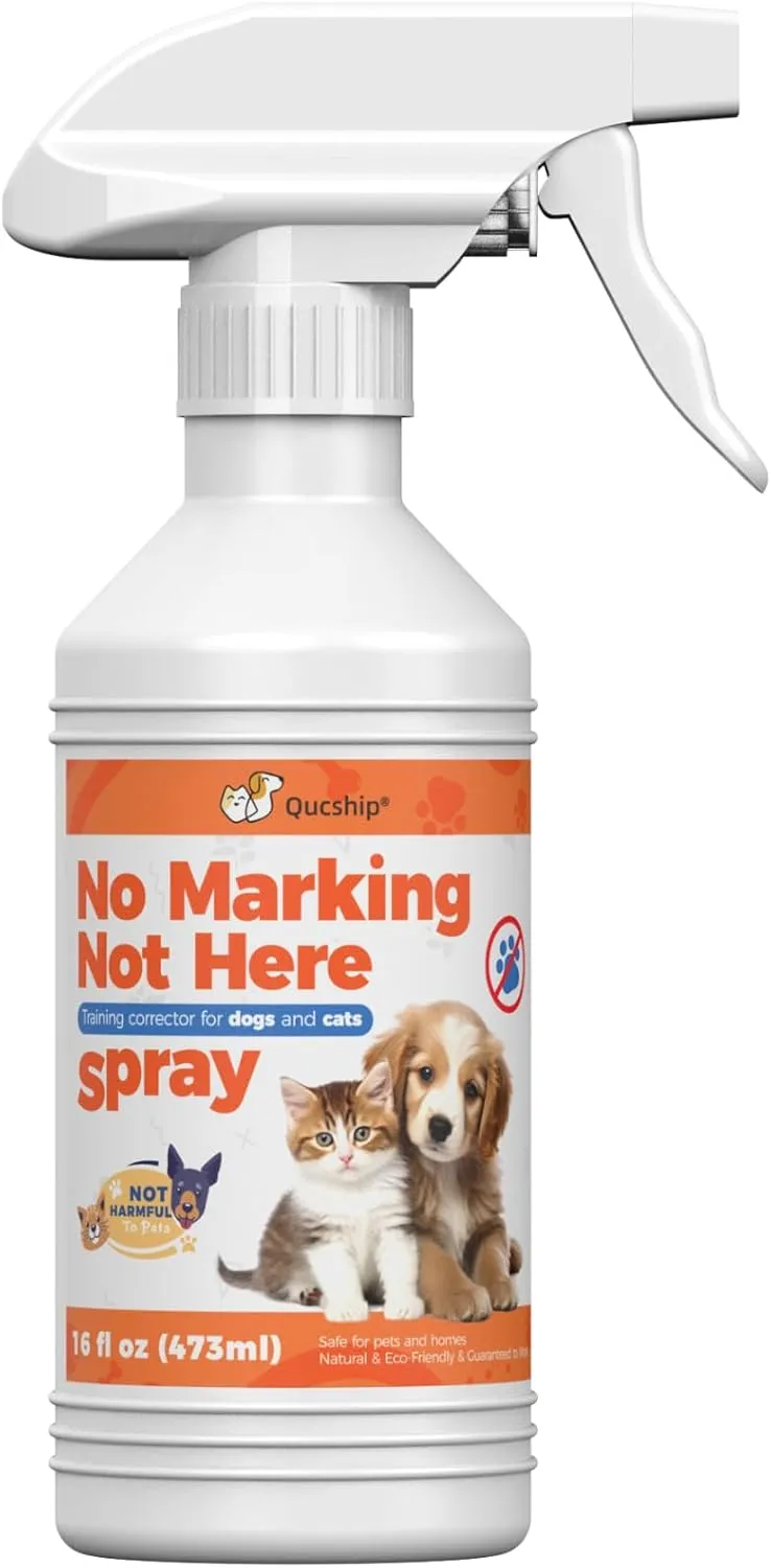 Qucship 16 Oz Effective Solution for Managing Pet Behavior - Not Here Dog Spray