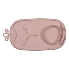 roll   go mealtime mat - blush