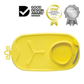 roll   go mealtime mat - lemon sherbet