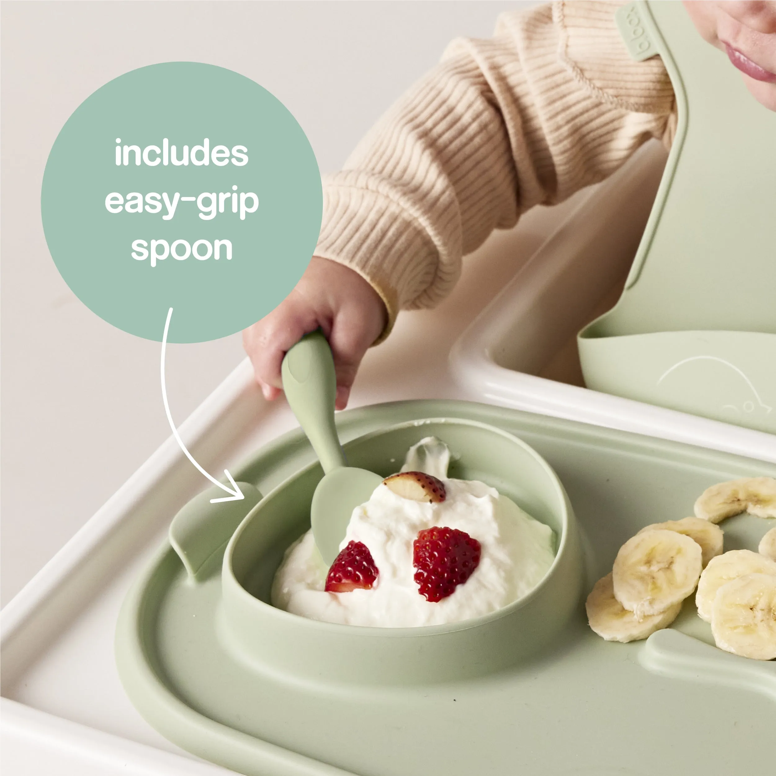 Roll   Go Mealtime Mat - Sage