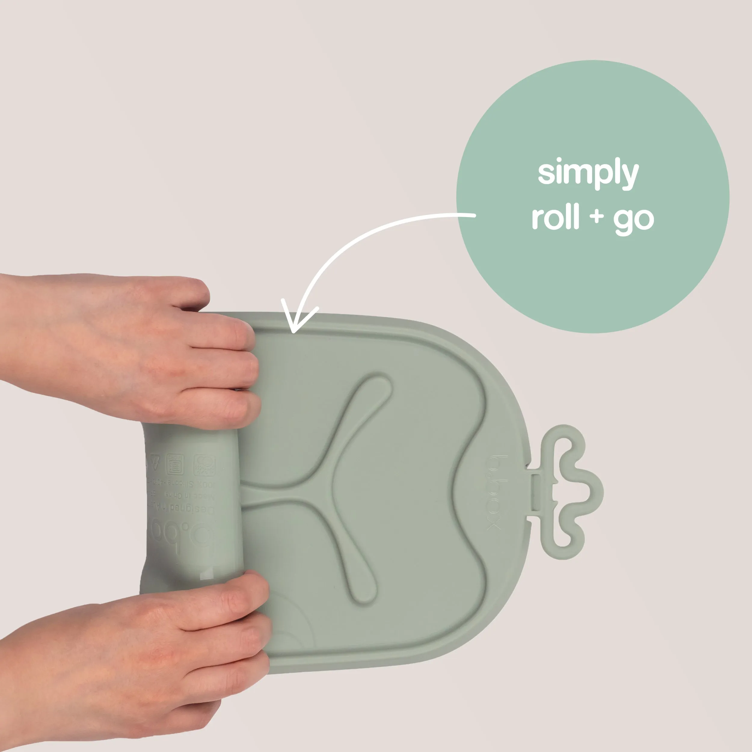 Roll   Go Mealtime Mat - Sage