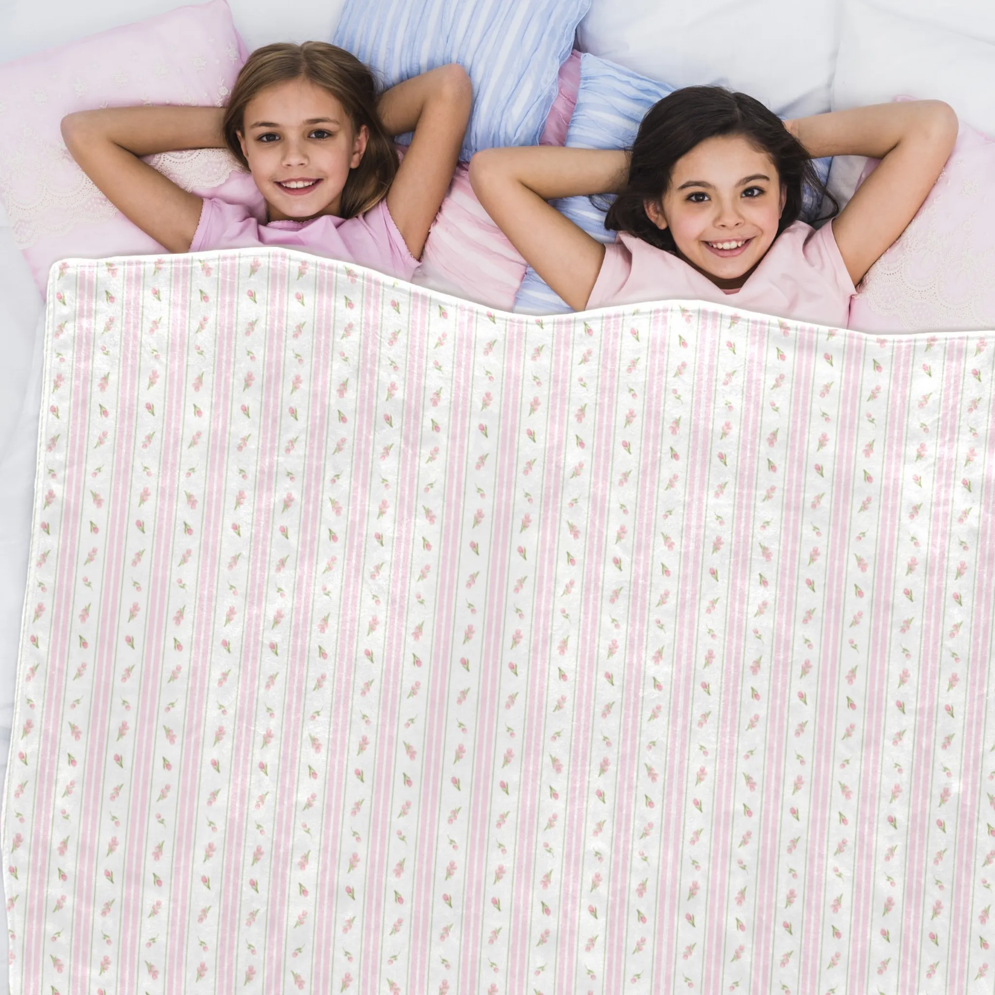 RYSE PINK | Ultra-Soft Micro Fleece Blanket | Durable & Lightweight with Vibrant No-Fade Print