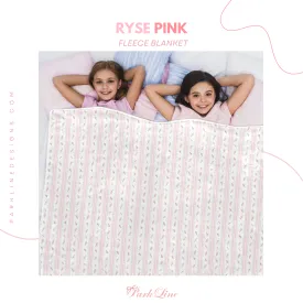 RYSE PINK | Ultra-Soft Micro Fleece Blanket | Durable & Lightweight with Vibrant No-Fade Print