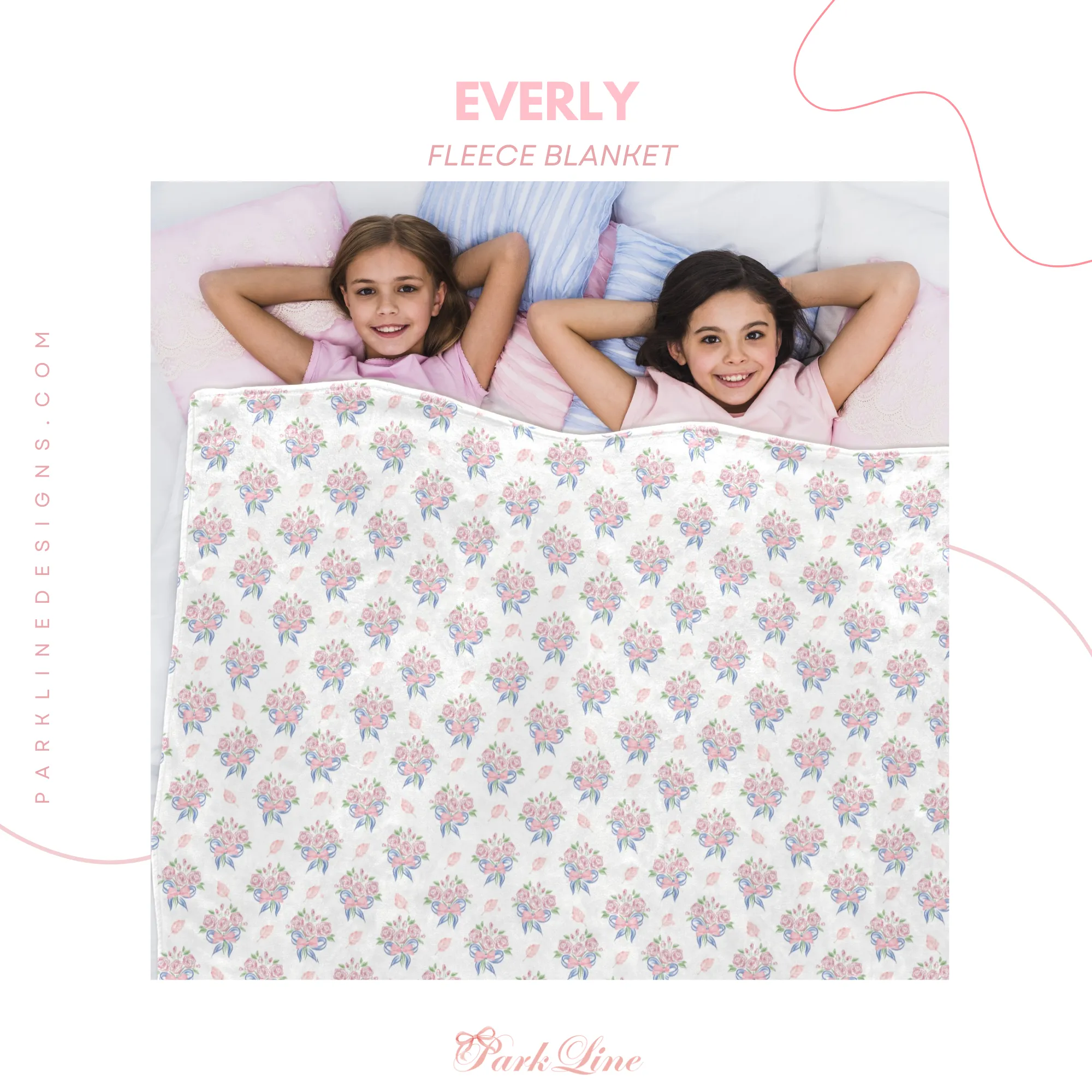 RYSE PINK | Ultra-Soft Micro Fleece Blanket | Durable & Lightweight with Vibrant No-Fade Print