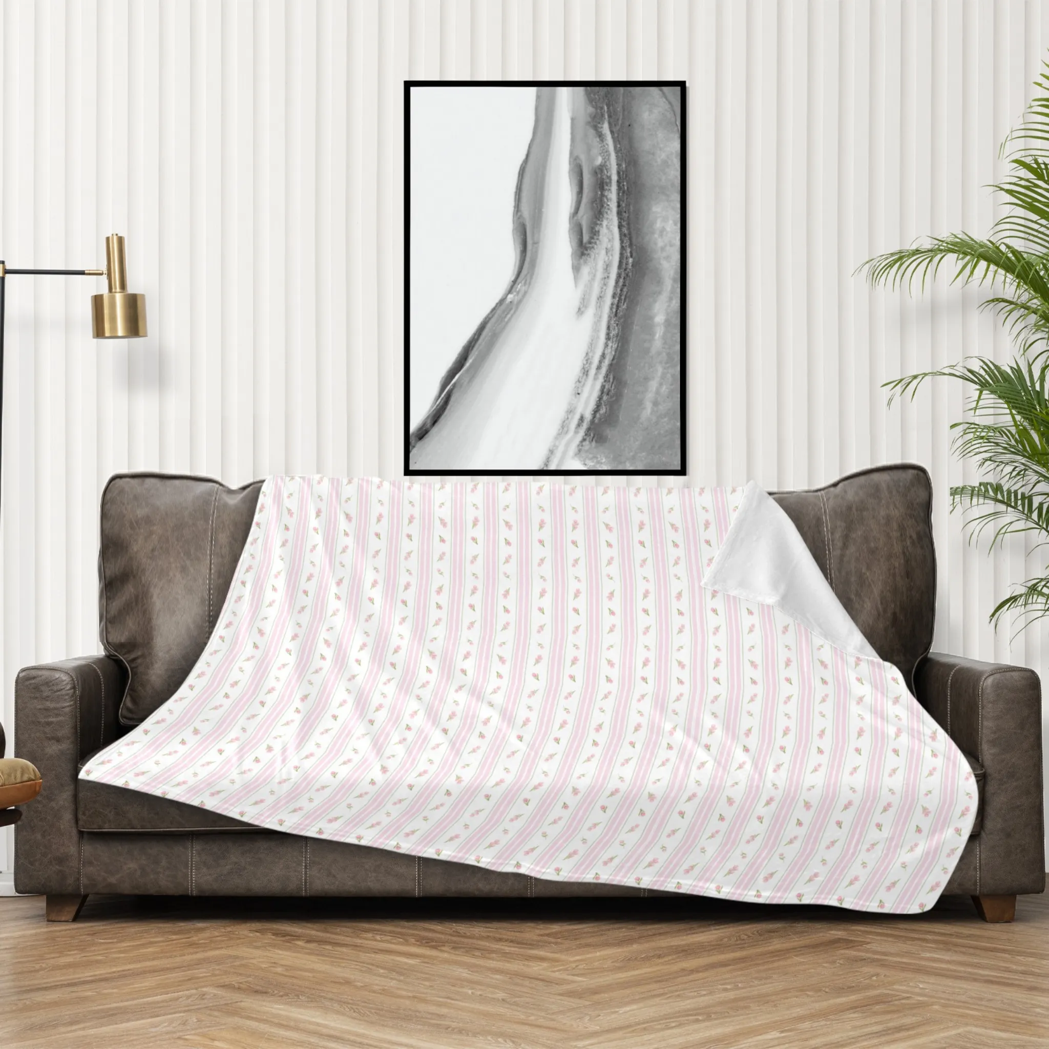 RYSE PINK | Ultra-Soft Micro Fleece Blanket | Durable & Lightweight with Vibrant No-Fade Print