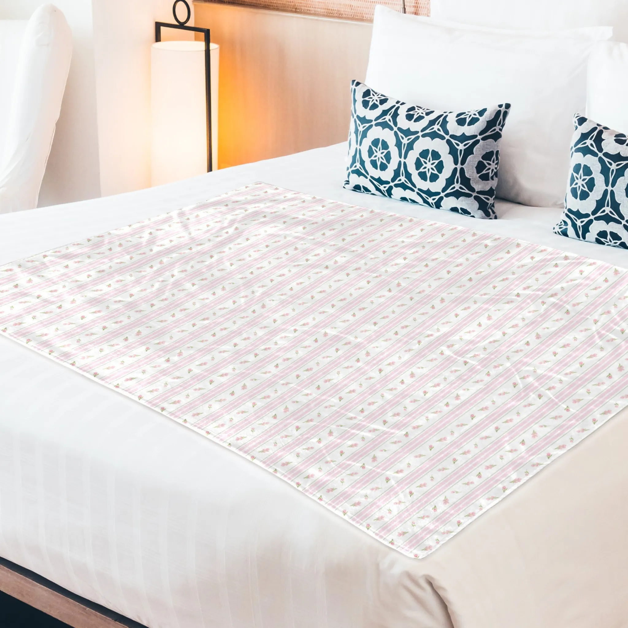 RYSE PINK | Ultra-Soft Micro Fleece Blanket | Durable & Lightweight with Vibrant No-Fade Print