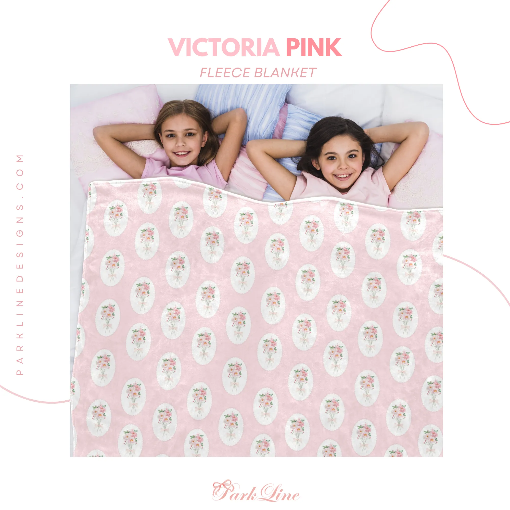 RYSE PINK | Ultra-Soft Micro Fleece Blanket | Durable & Lightweight with Vibrant No-Fade Print