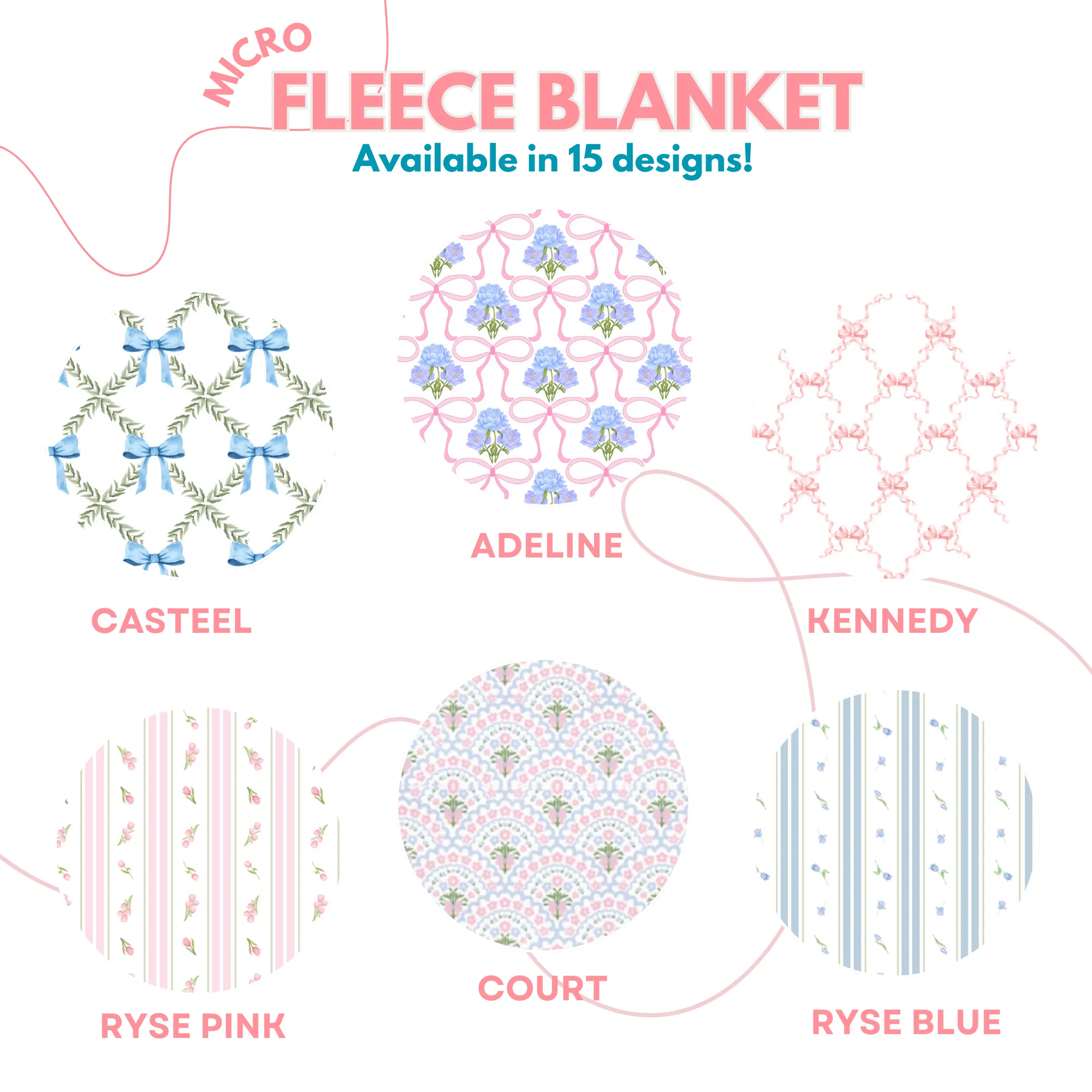 RYSE PINK | Ultra-Soft Micro Fleece Blanket | Durable & Lightweight with Vibrant No-Fade Print