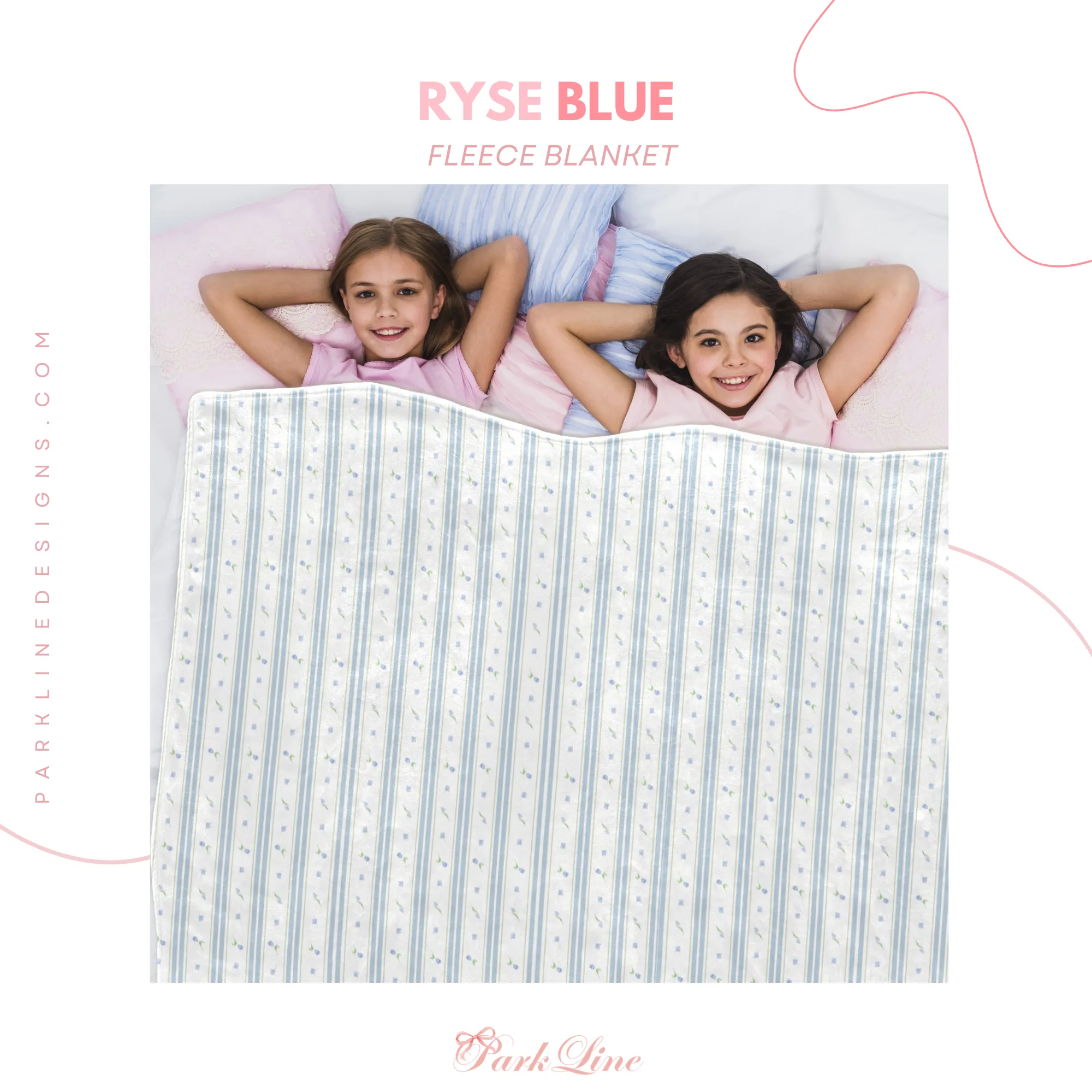 RYSE PINK | Ultra-Soft Micro Fleece Blanket | Durable & Lightweight with Vibrant No-Fade Print