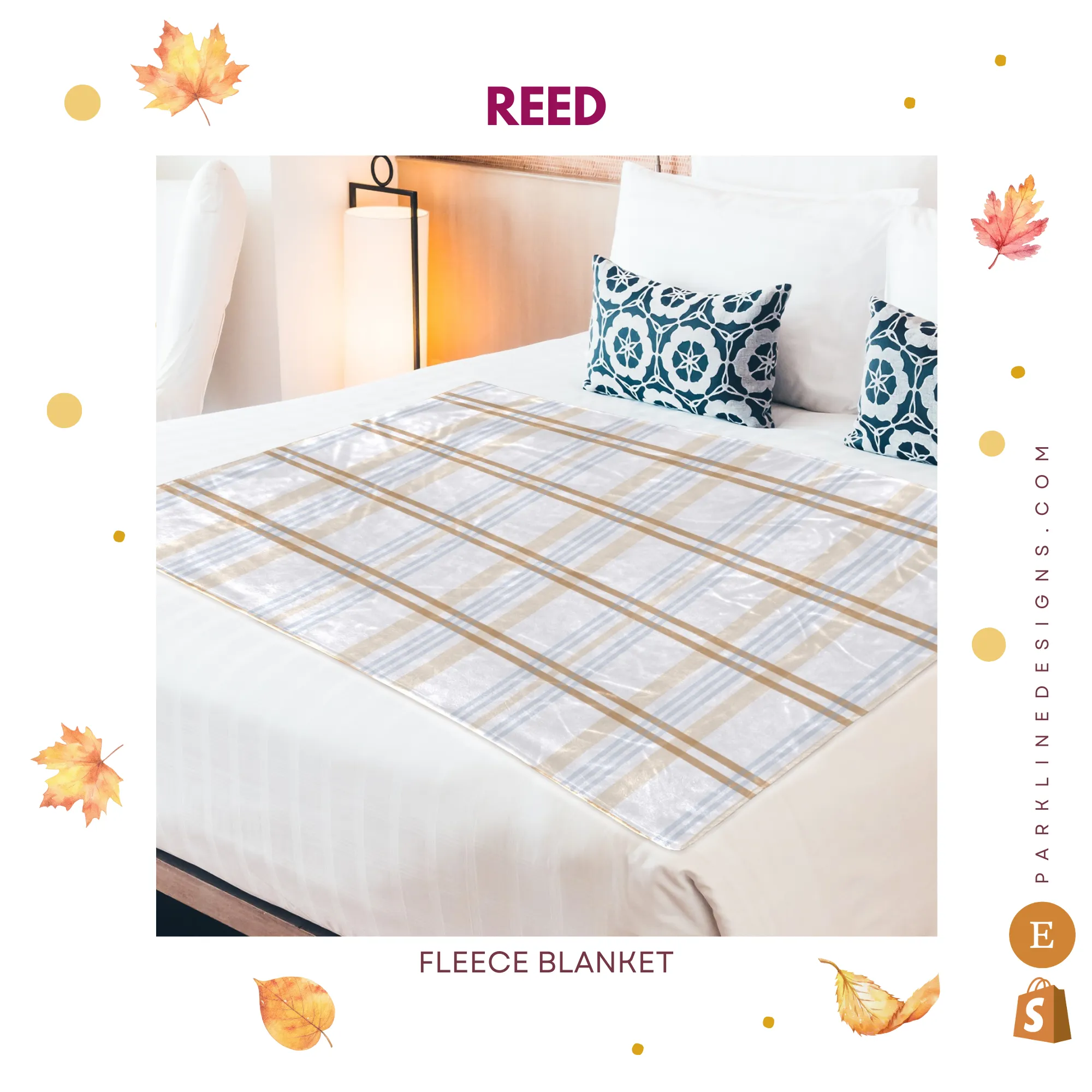 Spanish Sun | Ultra-Soft Micro Fleece Blanket | Durable & Lightweight with Vibrant No-Fade Print | Perfect Autumn Gifts