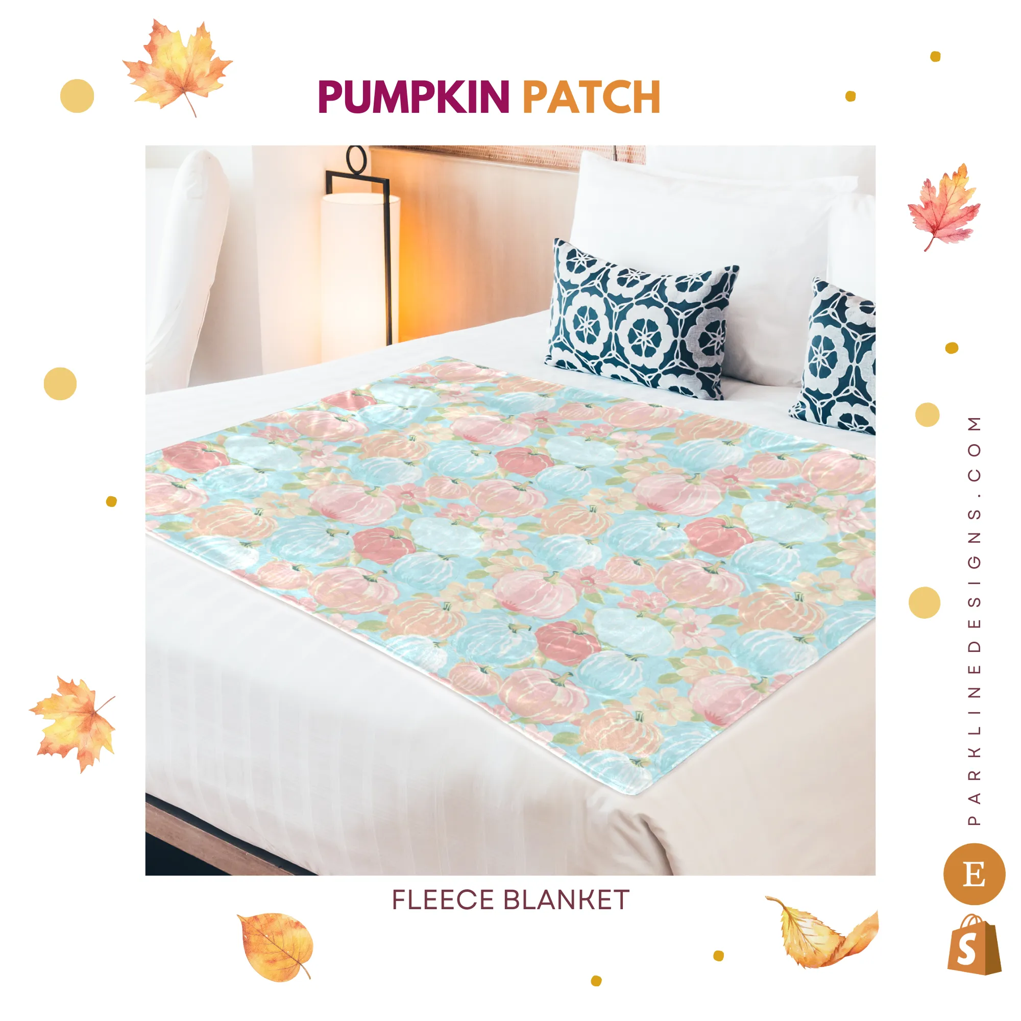 Spanish Sun | Ultra-Soft Micro Fleece Blanket | Durable & Lightweight with Vibrant No-Fade Print | Perfect Autumn Gifts