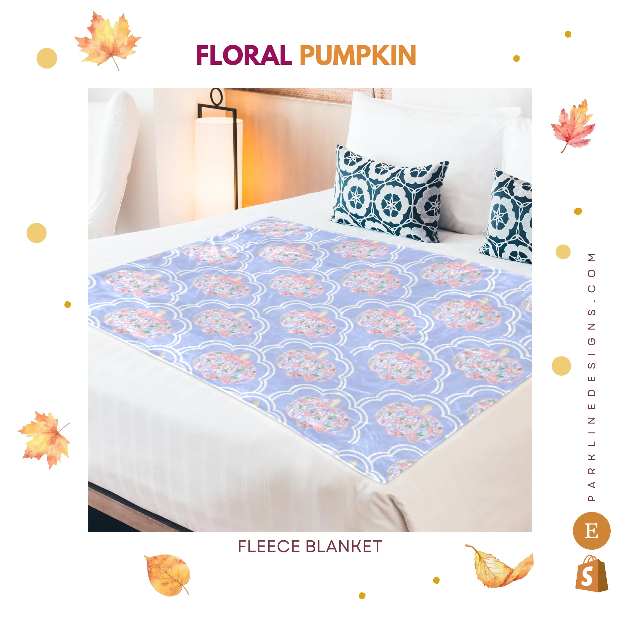Spanish Sun | Ultra-Soft Micro Fleece Blanket | Durable & Lightweight with Vibrant No-Fade Print | Perfect Autumn Gifts