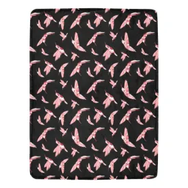 Strawberry Black Ultra-Soft Micro Fleece Blanket 60"x80"