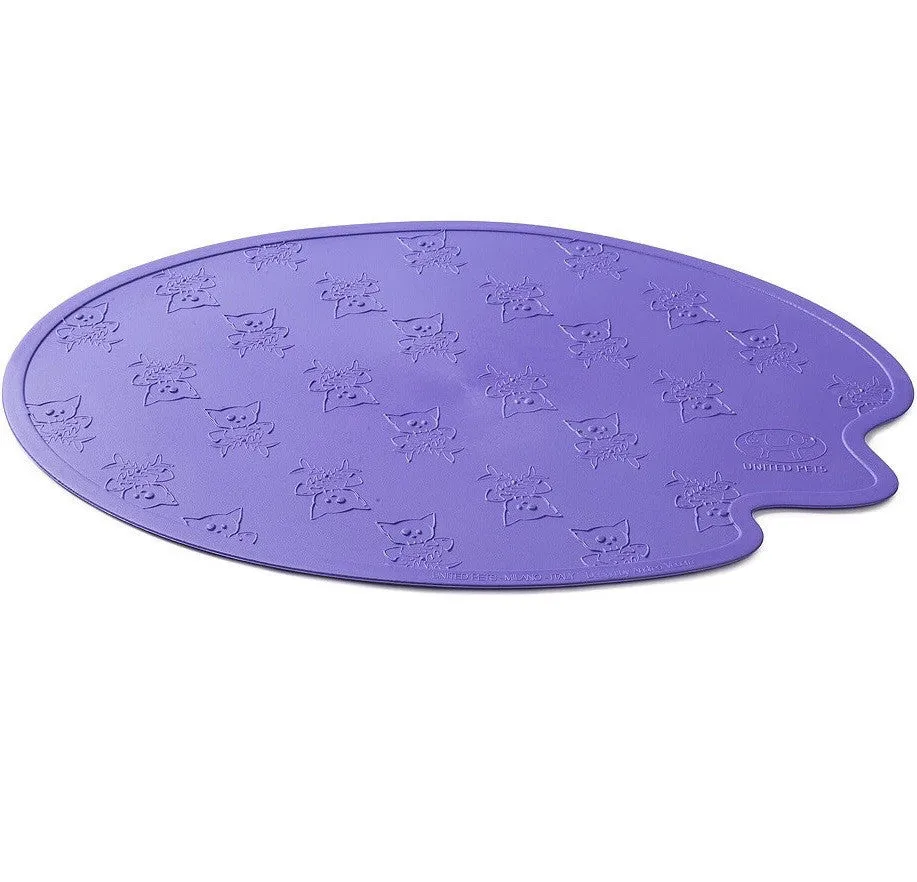 The Boss Cat Feeding Mat (Purple)