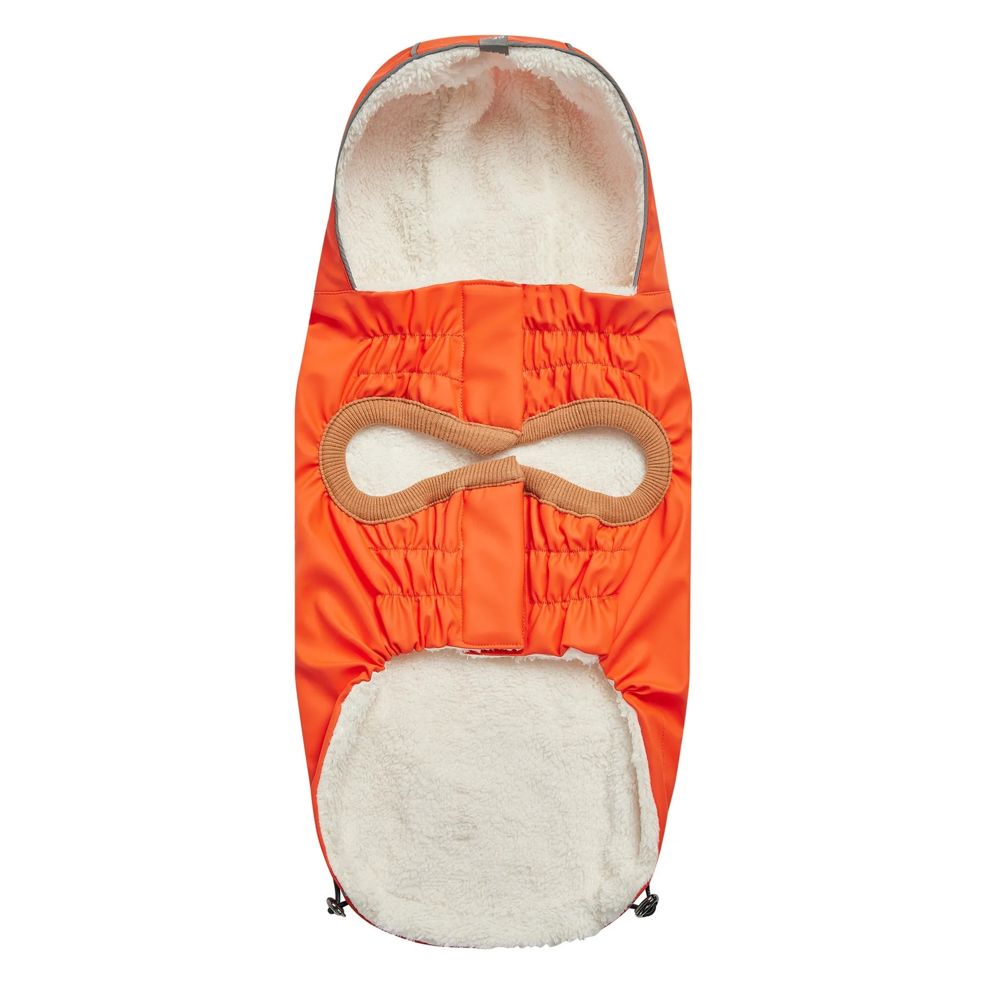 Thermal-Lined Orange Raincoat – Rain & Cold Weather Defense in One