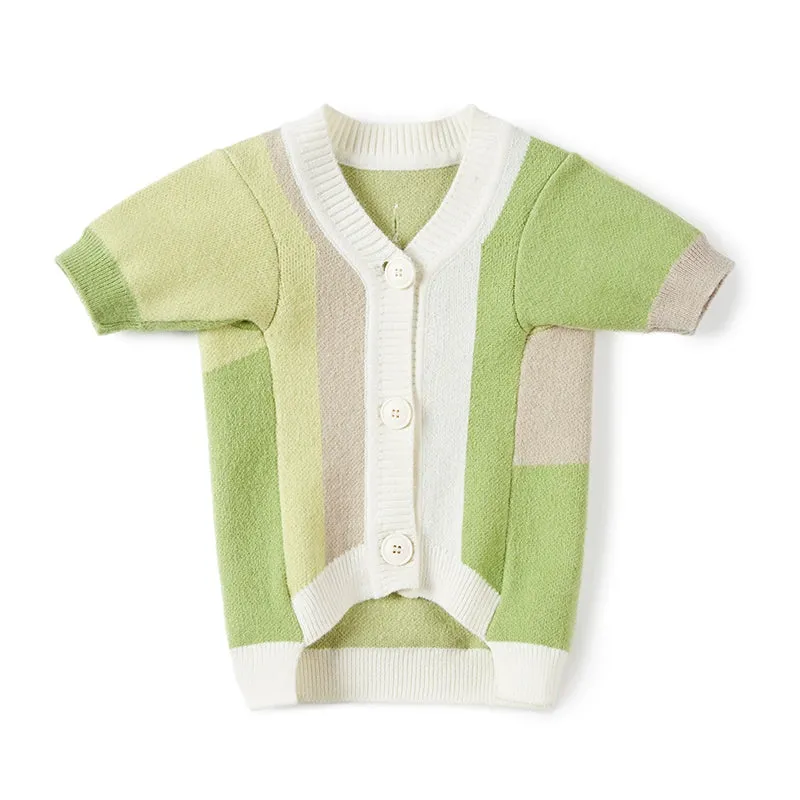 UF.Bemo Princess Style Pet Sweater for Small Dogs – Autumn & Winter Cardigan