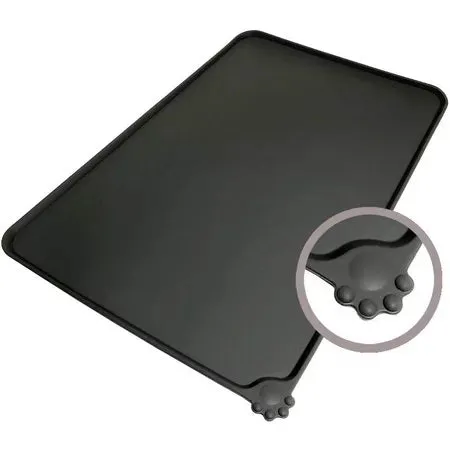 WOOZAPET Silicone Non-Slip Waterproof Large Feeding Mat For Dogs and Cats
