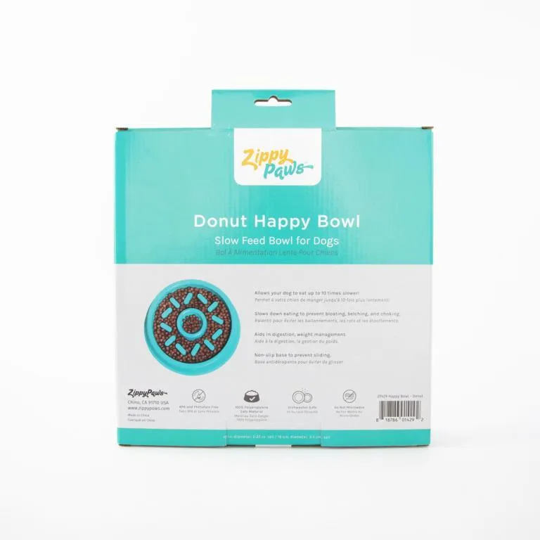 Zippy Paws Happy Bowl - Donut